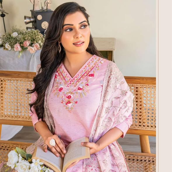 Pink Cotton Suit