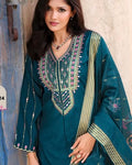 Teal Viscose Suit