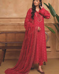 Red Khaddar Suit
