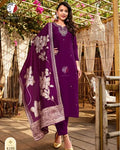 Purple Roman Silk Set