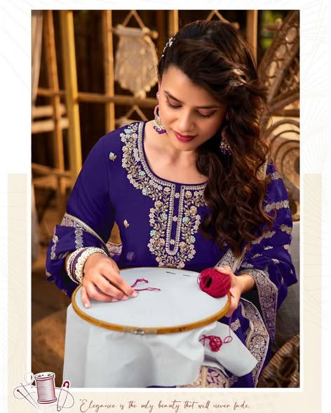 Rich Purple Roman Silk Set