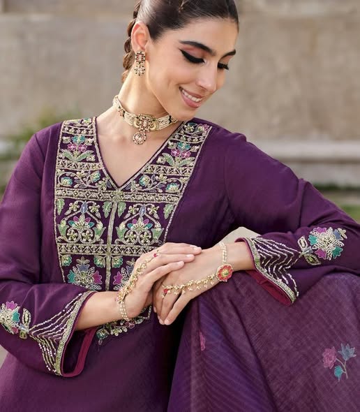 Plum Silk Glow Set