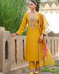 Mustard Silk Glow Set