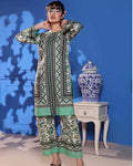 Sage Printed Lawn Coords